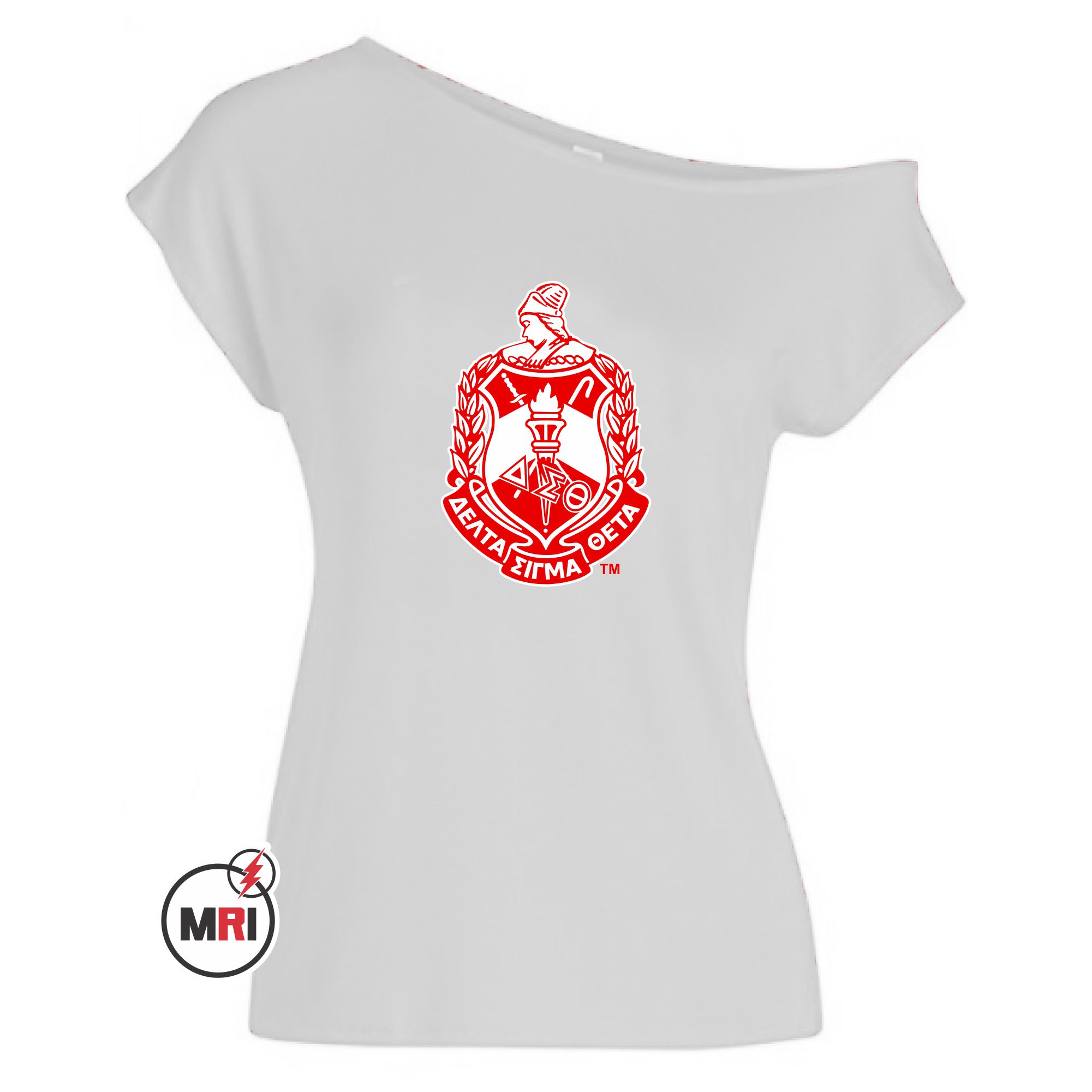 Delta Sigma Theta Off Shoulder Tee