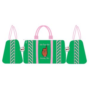 Alpha Kappa Alpha Sublimation Duffle Bag
