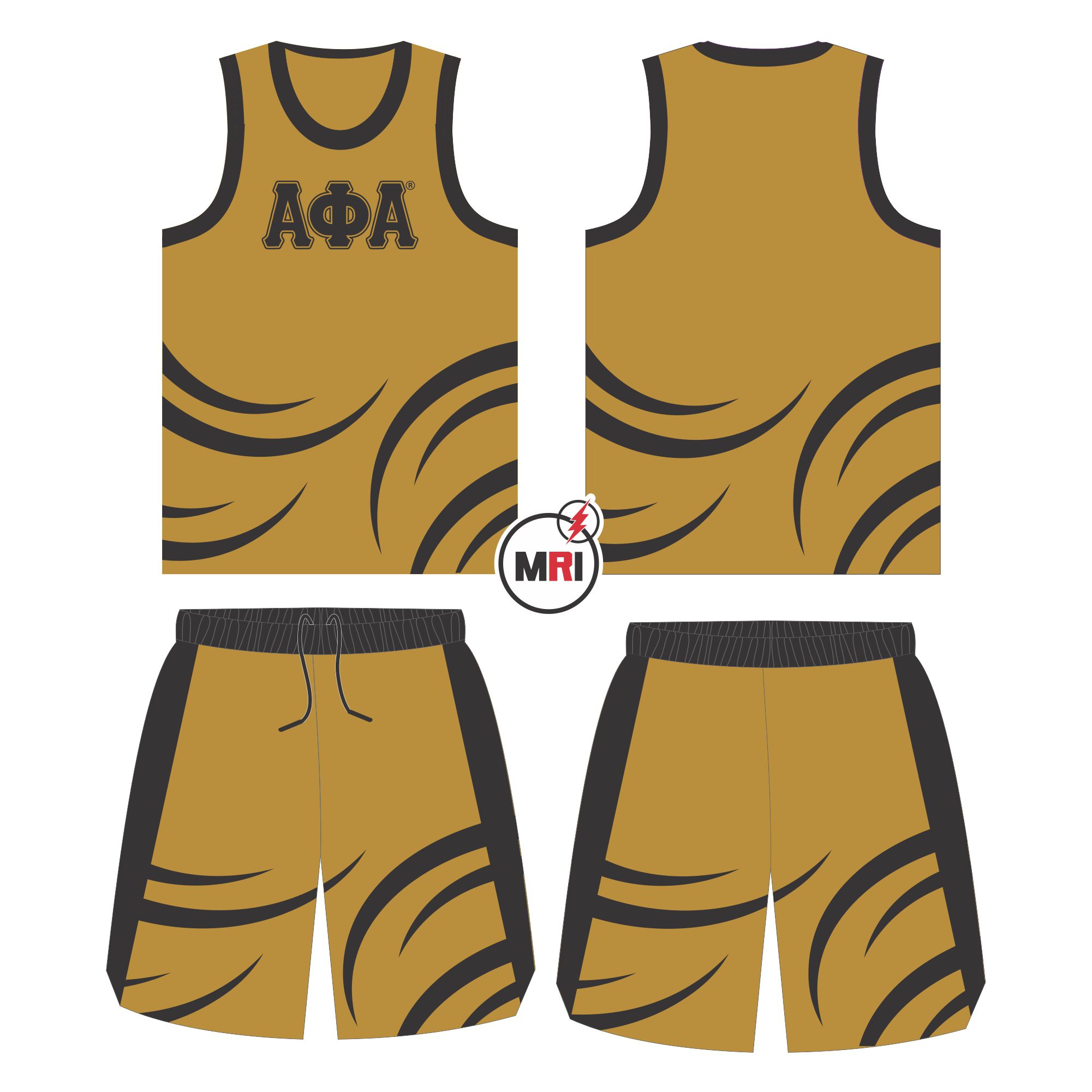 Alpha Phi Alpha Basketball Set Jersey with Short
