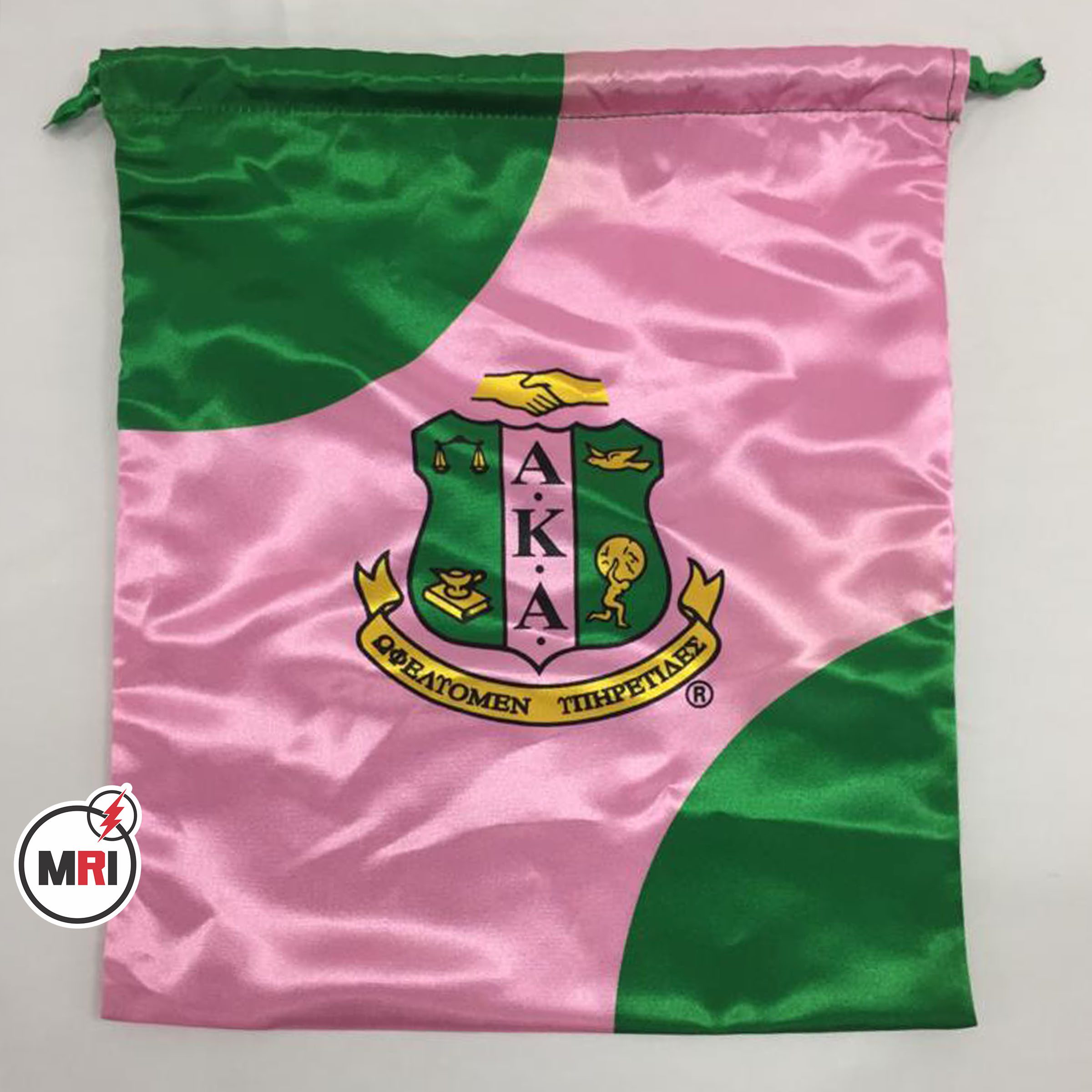 Alpha Kappa Alpha Silk Shoe Bag