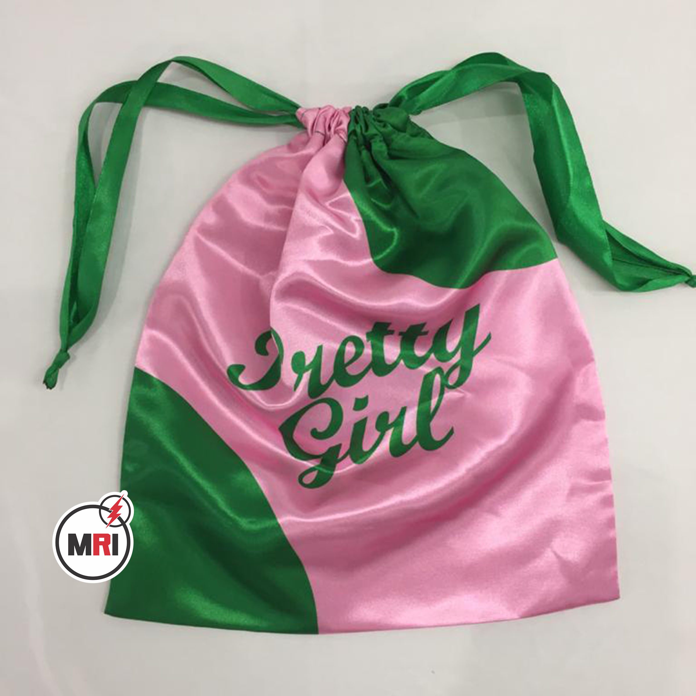 Alpha Kappa Alpha Silk Shoe Bag - Image 4