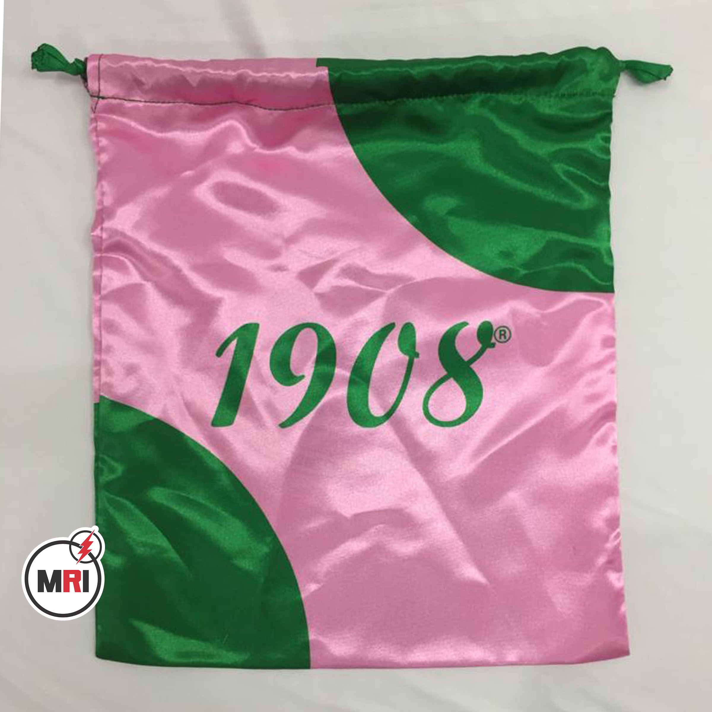Alpha Kappa Alpha Silk Shoe Bag - Image 2