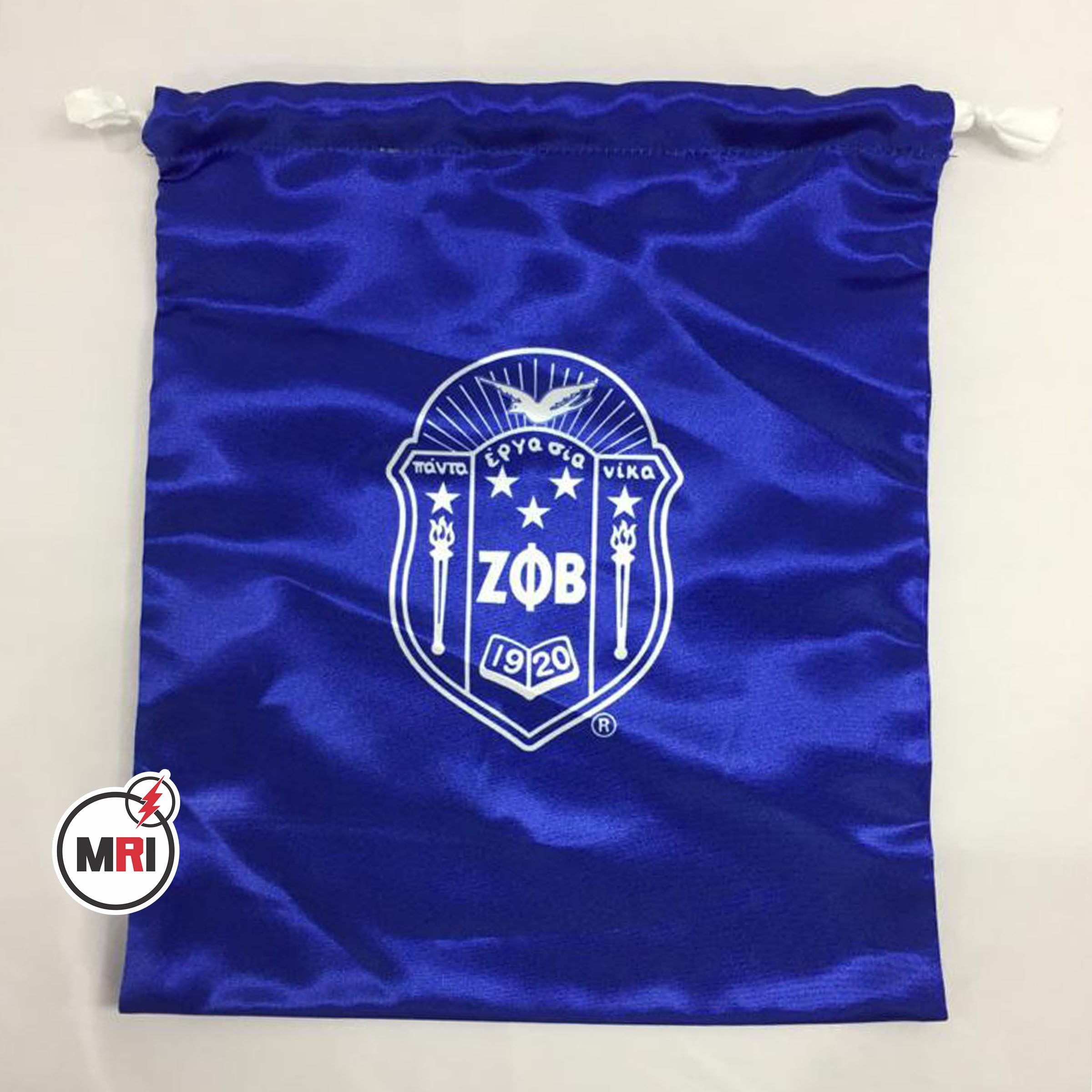Zeta Phi Beta Silk Shoe Bag - Image 2