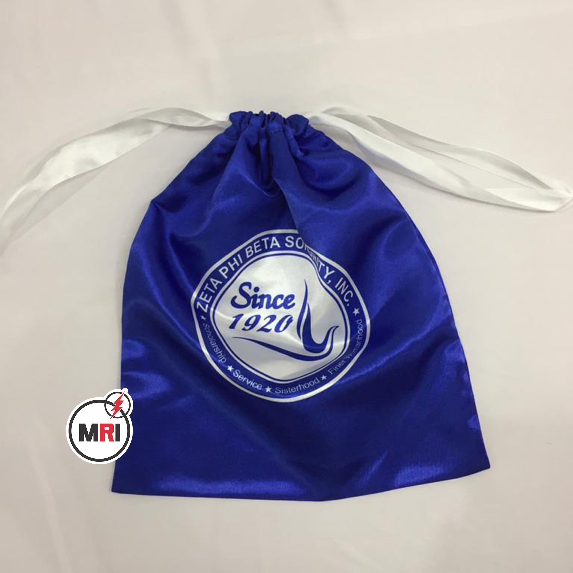 Zeta Phi Beta Silk Shoe Bag - Image 4