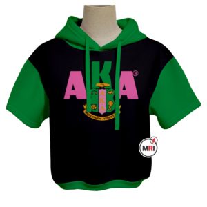 Alpha Kappa Alpha Crop Hoodie