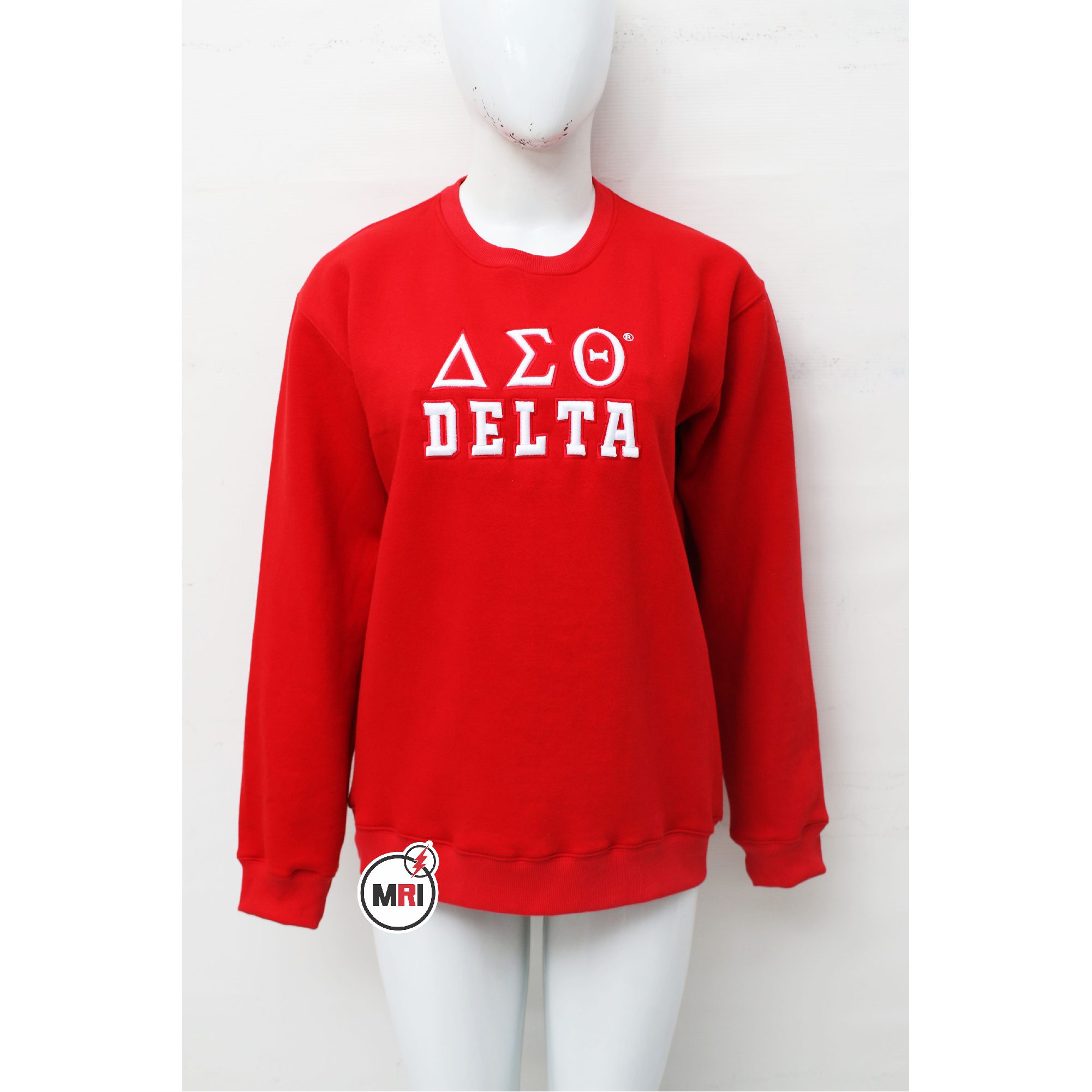 Delta Sigma Theta 3D Embroidered Sweatshirt - Image 2
