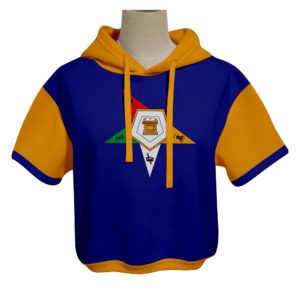 Order Of The Eastern Star Crop Hoodie