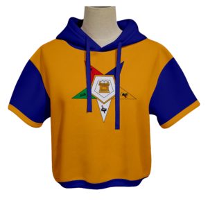 Order Of The Eastern Star Crop Hoodie