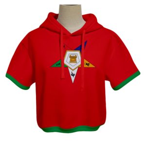 Order Of The Eastern Star Crop Hoodie