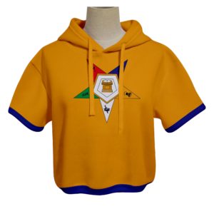 Order Of The Eastern Star Crop Hoodie