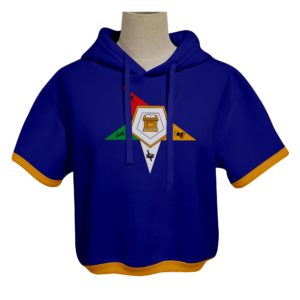 Order Of The Eastern Star Crop Hoodie