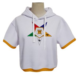 Order Of The Eastern Star Crop Hoodie