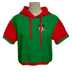 Order Of The Eastern Star Crop Hoodie