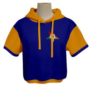 Order Of The Eastern Star Crop Hoodie