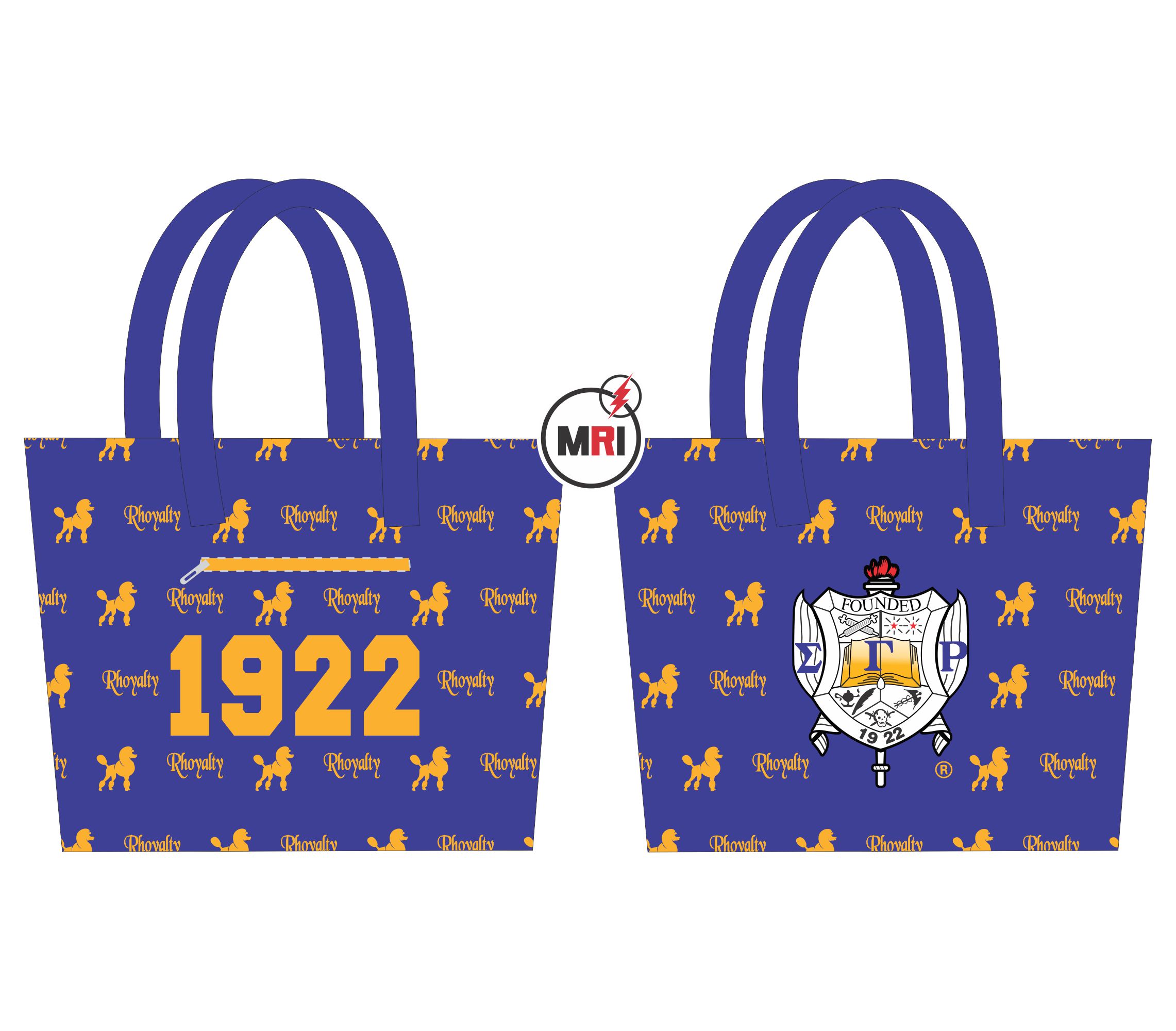 Sigma Gamma Rho Sublimation Tote Bag