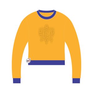 Sigma Gamma Rho Embossed Crop Sweatshirt