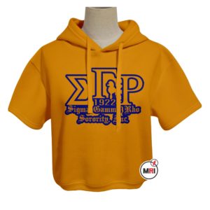 Sigma Gamma Rho Crop Hoodie