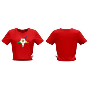 Order Of The Eastern Star Crop T-Shirt