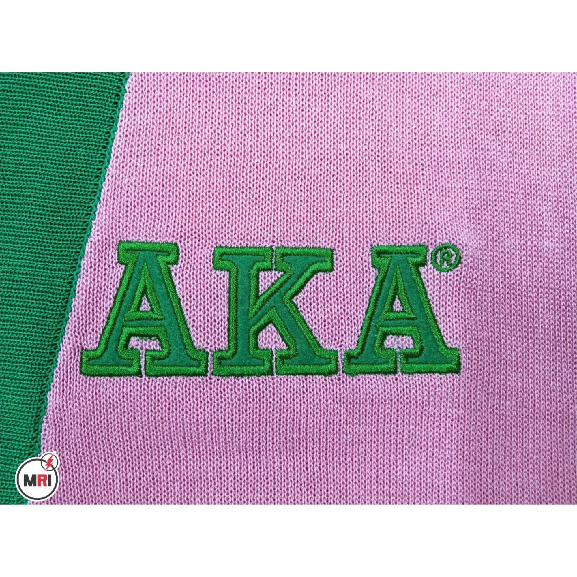 Alpha Kappa Alpha Knitted Cape Shawl - Image 3