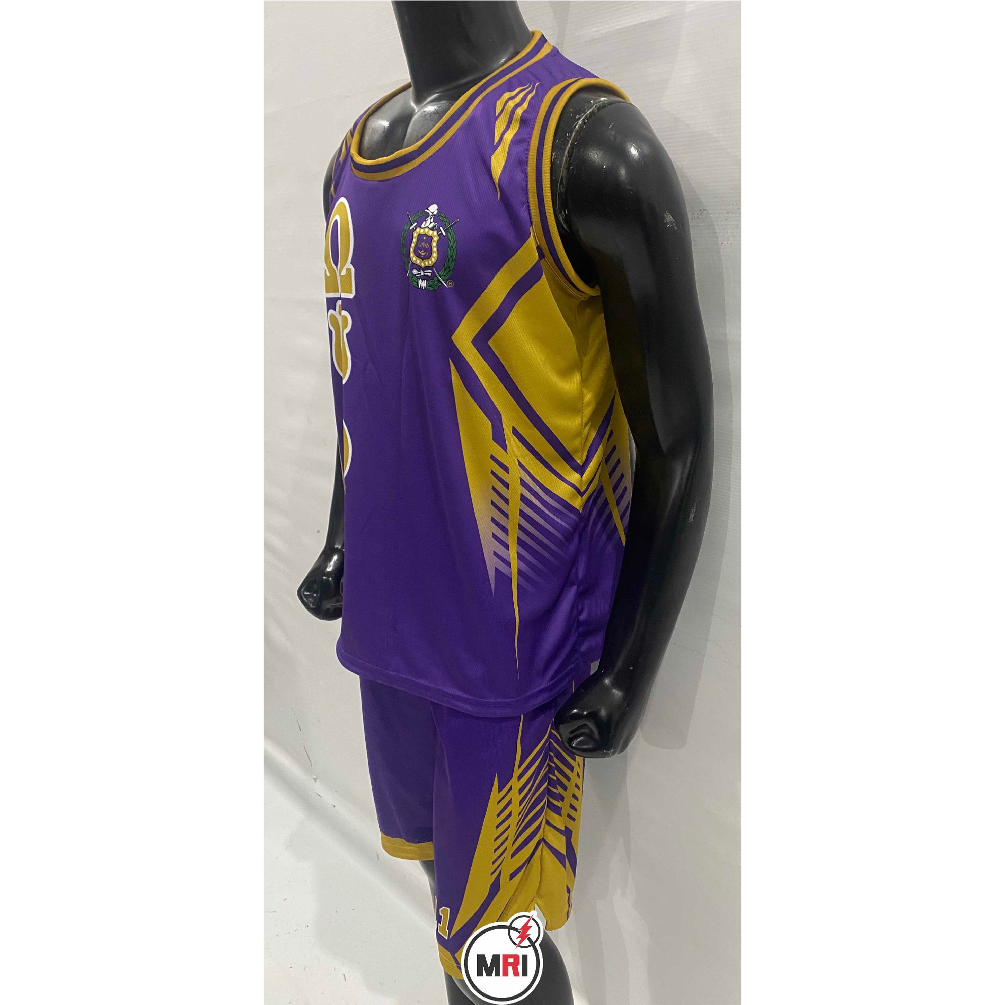 Omega Psi Phi Basketball Set Jersey With Short - Image 7