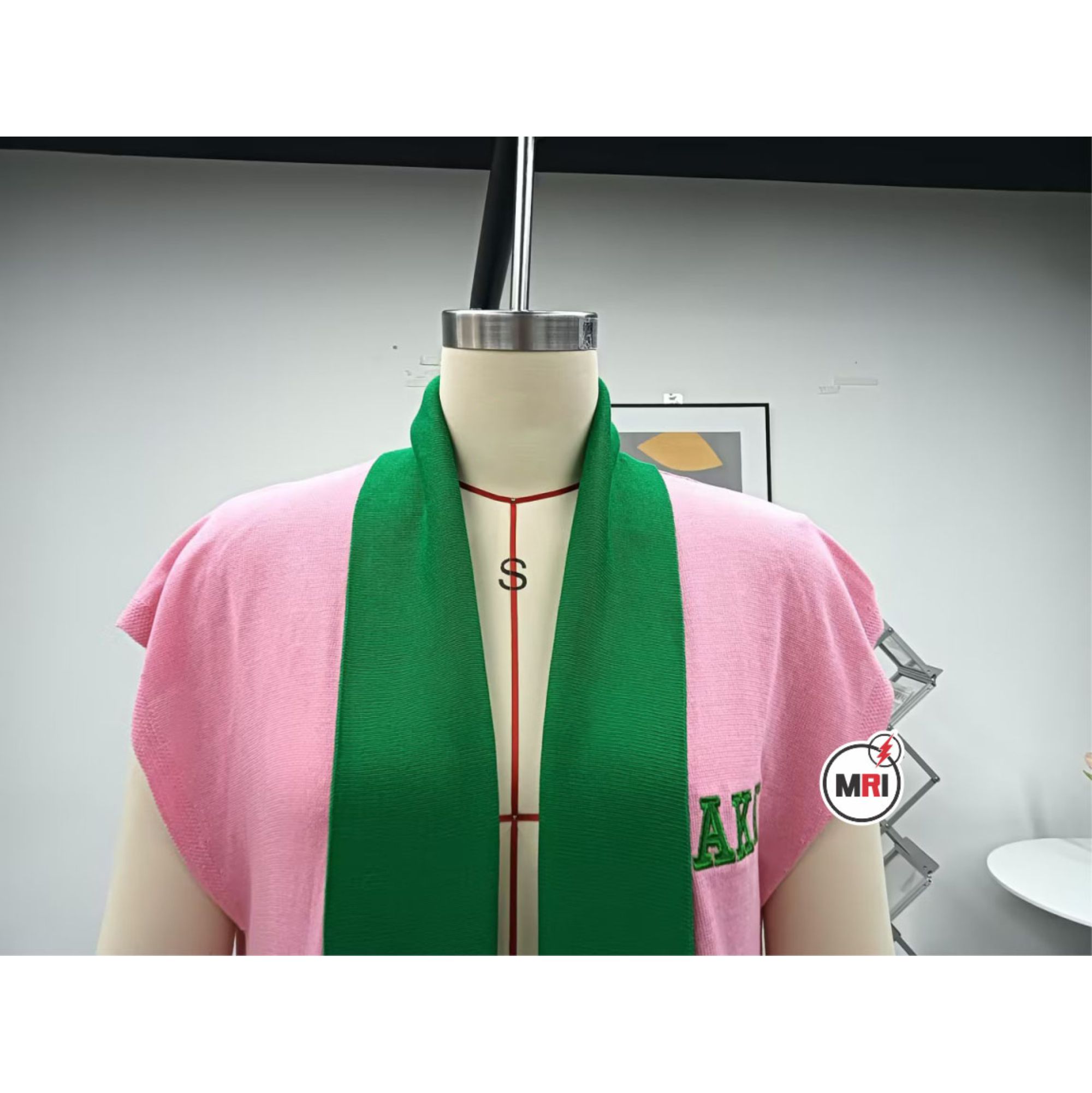 Alpha Kappa Alpha Knitted Cape Shawl - Image 6
