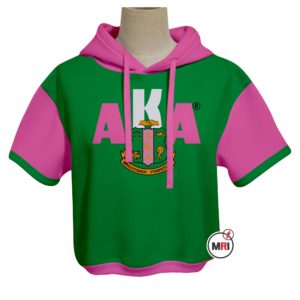 Alpha Kappa Alpha Crop Hoodie