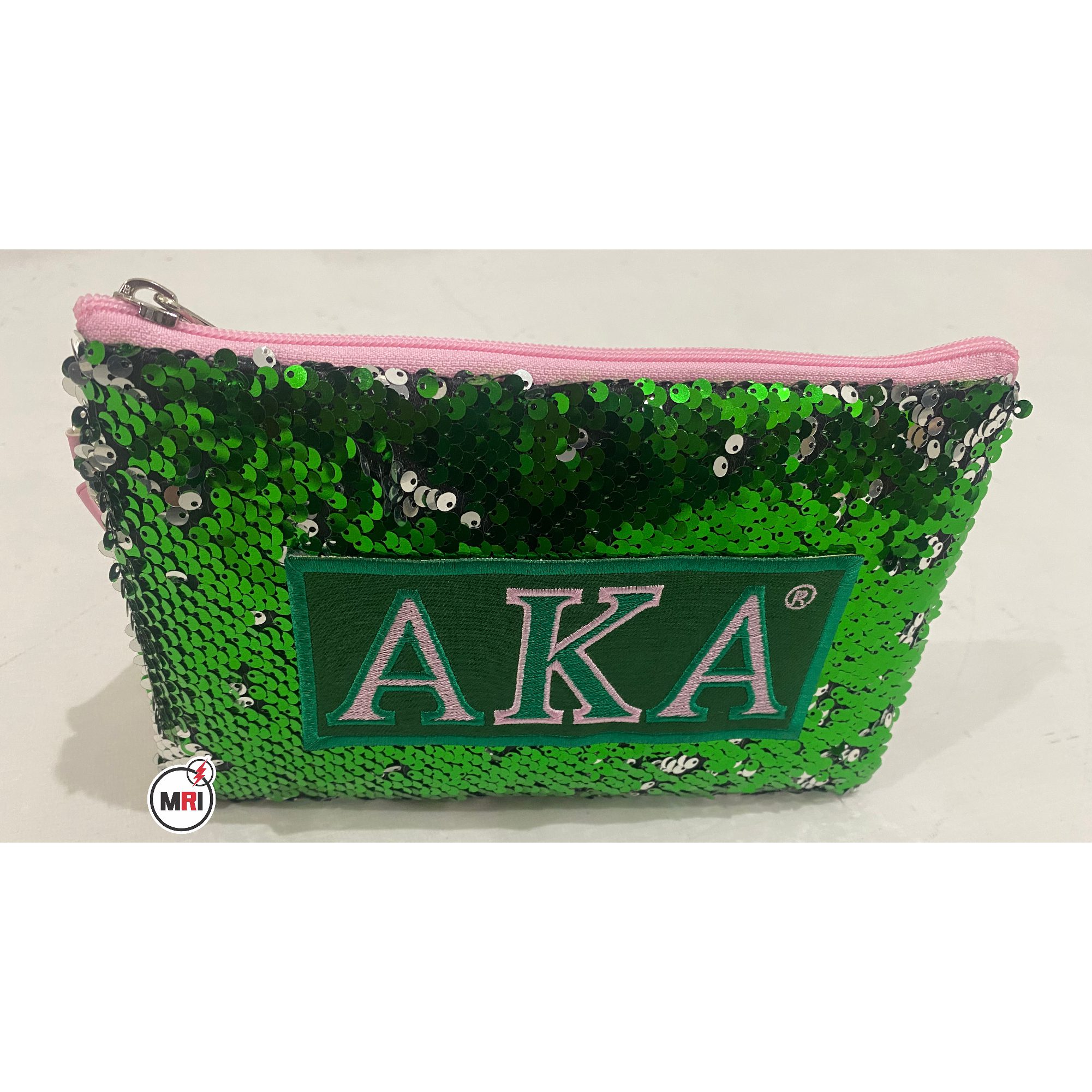 Alpha Kappa Alpha Sequin Hand Wristlet - Image 2