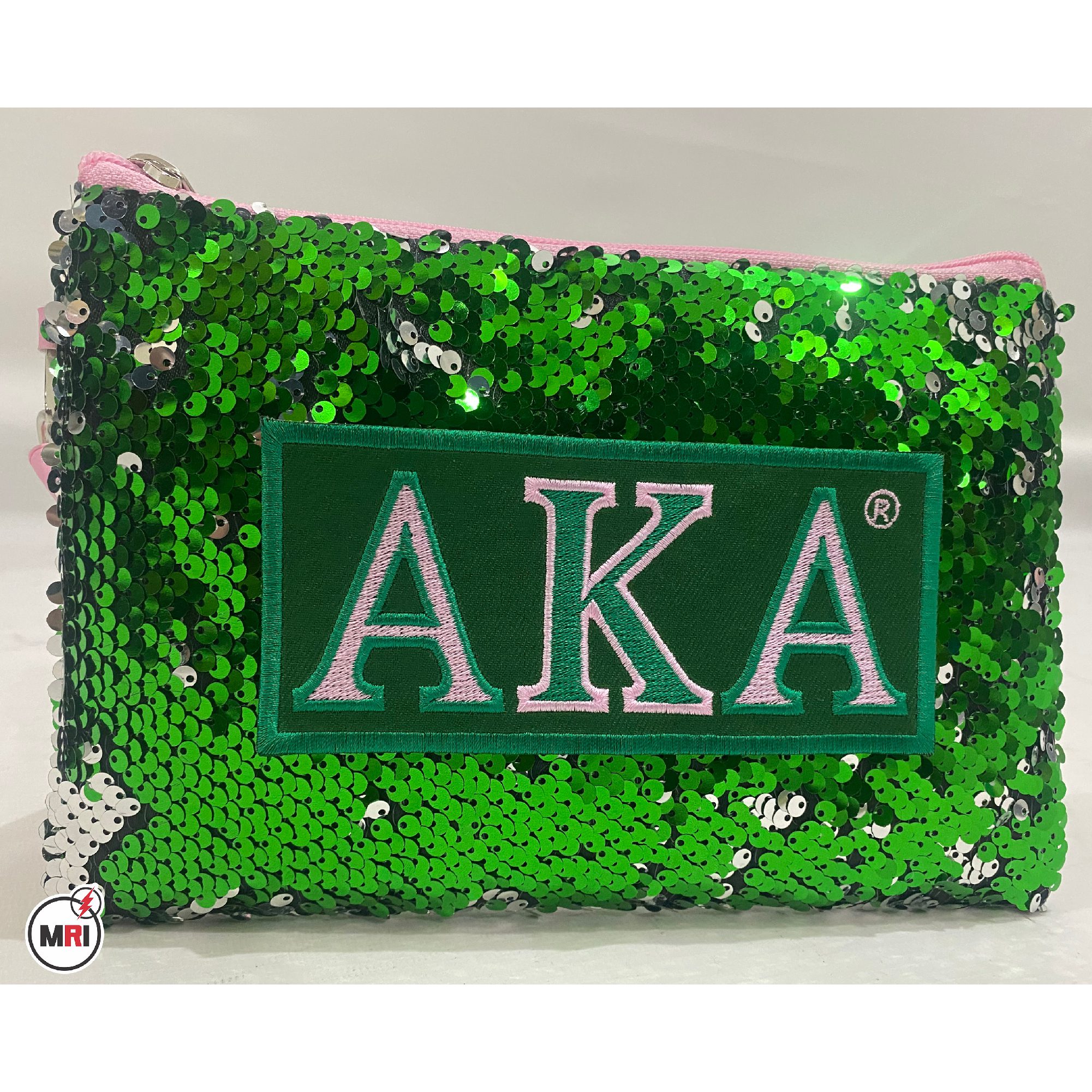 Alpha Kappa Alpha Sequin Hand Wristlet - Image 3