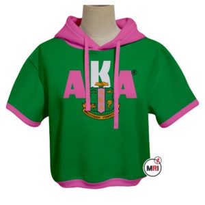 Alpha Kappa Alpha Crop Hoodie