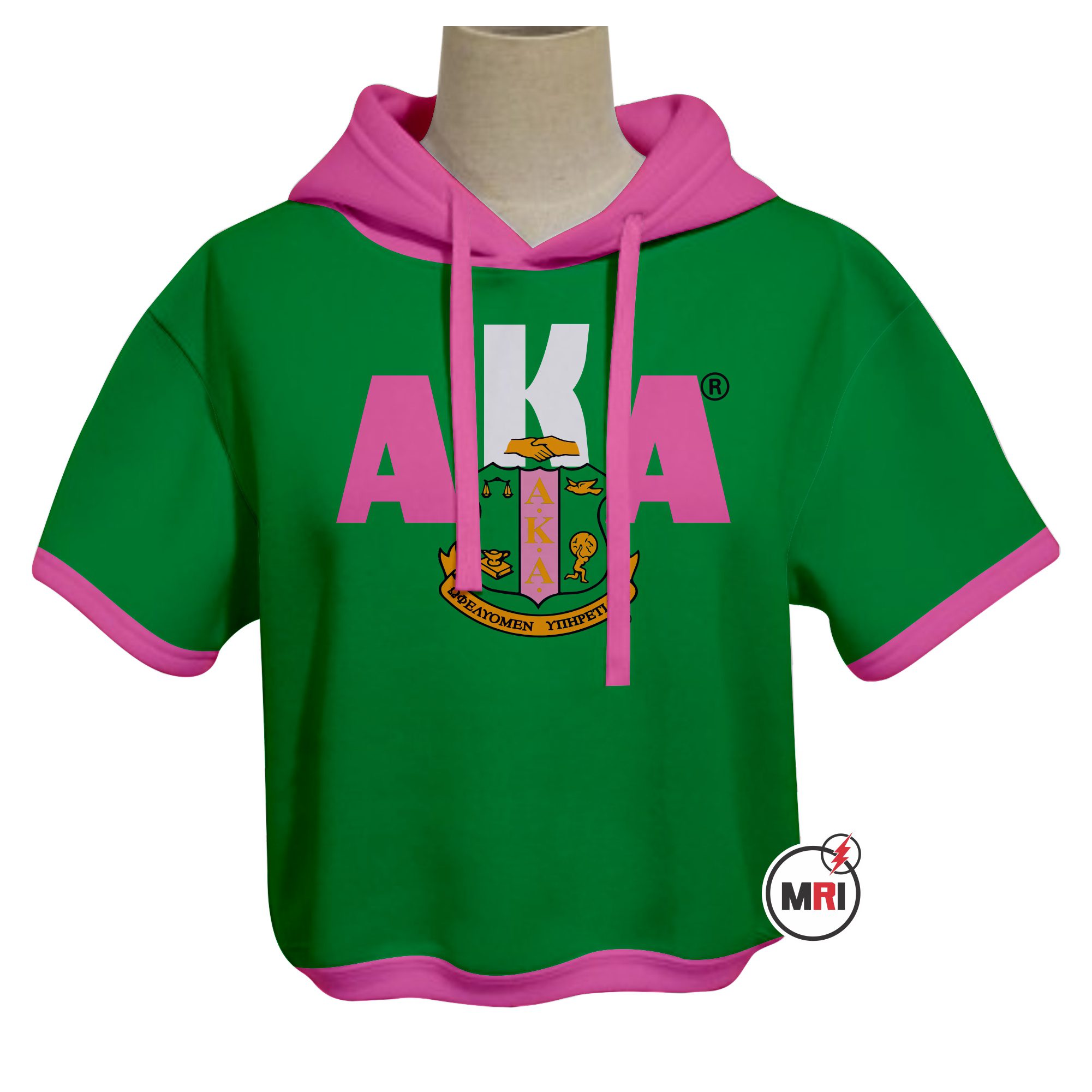 Alpha Kappa Alpha Crop Hoodie
