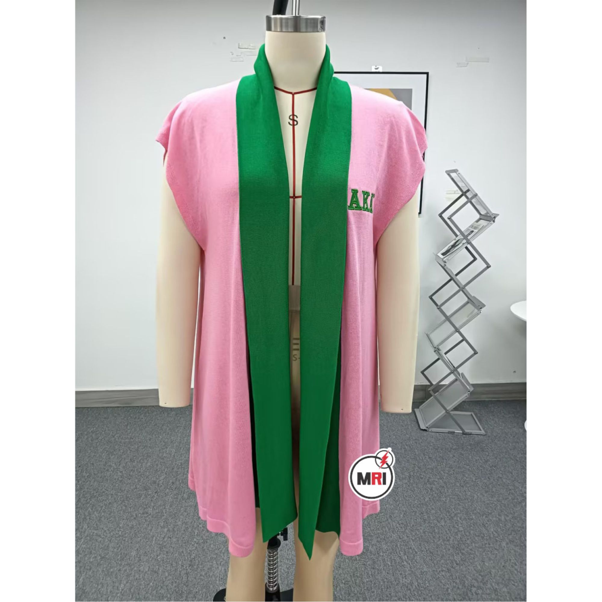 Alpha Kappa Alpha Knitted Cape Shawl