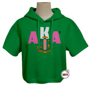 Alpha Kappa Alpha Crop Hoodie