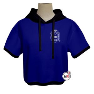 Zeta Phi Beta Crop Hoodie
