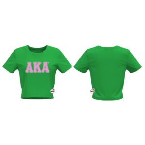 Alpha Kappa Alpha Crop T-Shirt