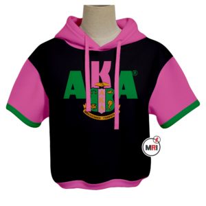 Alpha Kappa Alpha Crop Hoodie