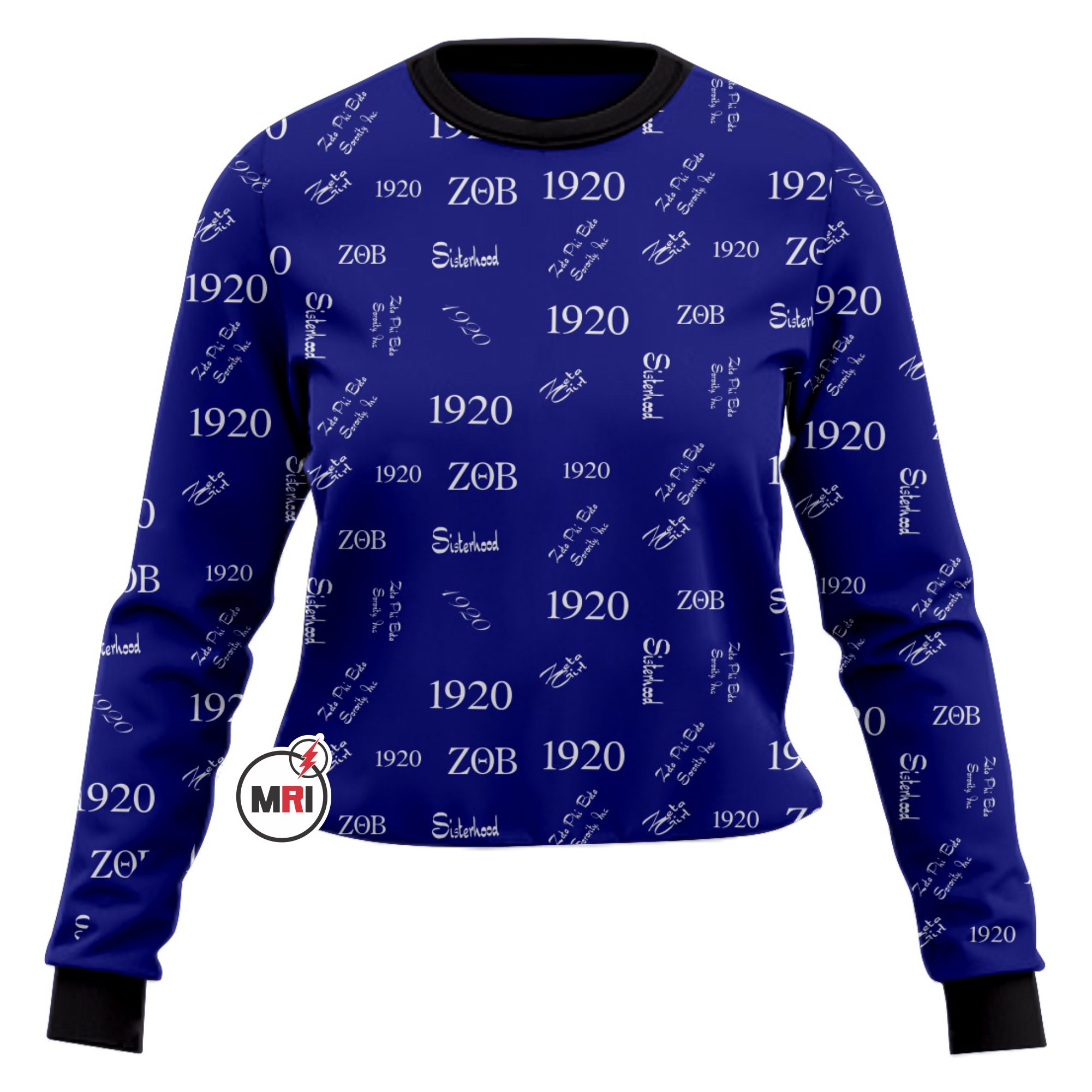 Zeta Phi Beta Crop Sweatshirt