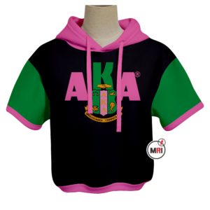 Alpha Kappa Alpha Crop Hoodie