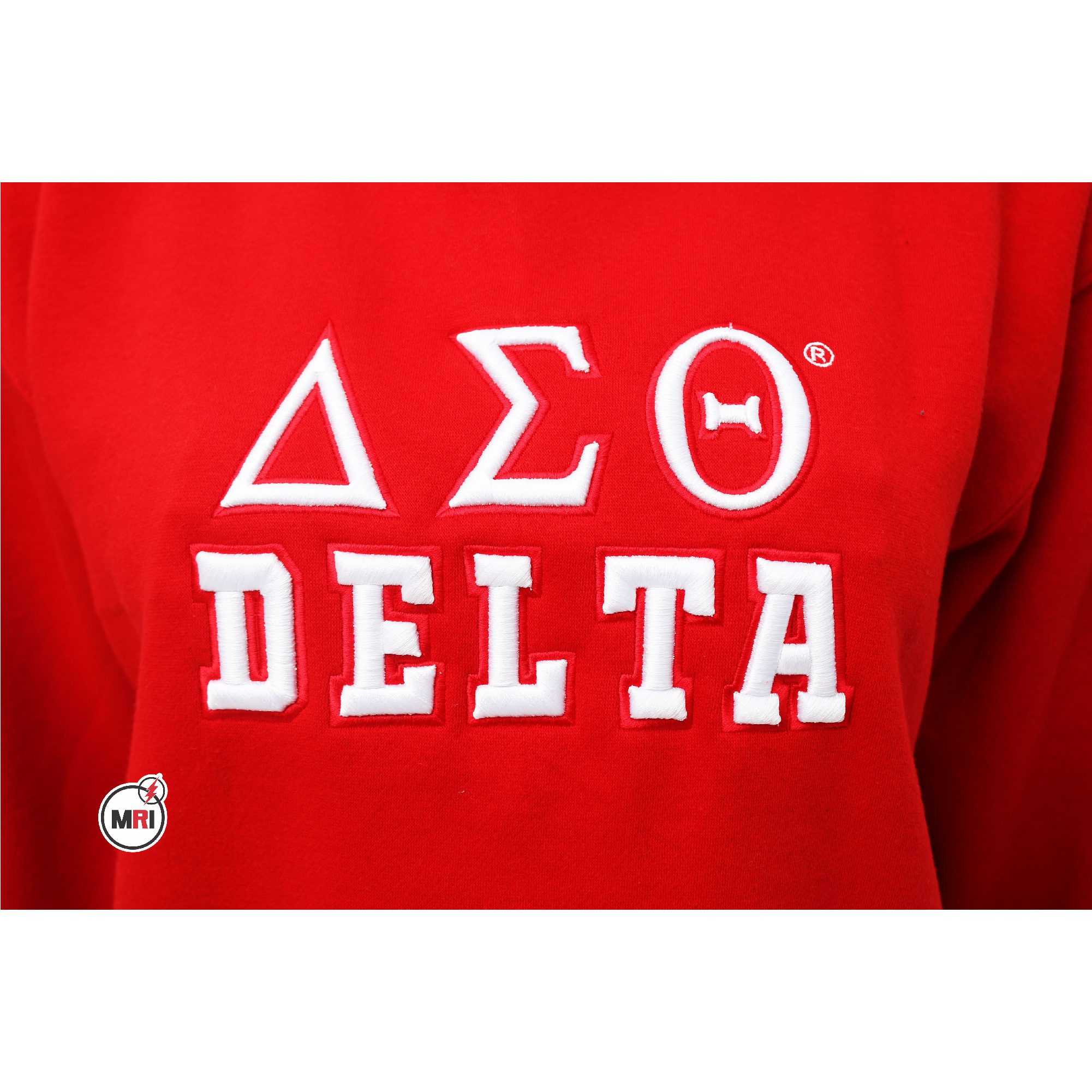 Delta Sigma Theta 3D Embroidered Sweatshirt - Image 3