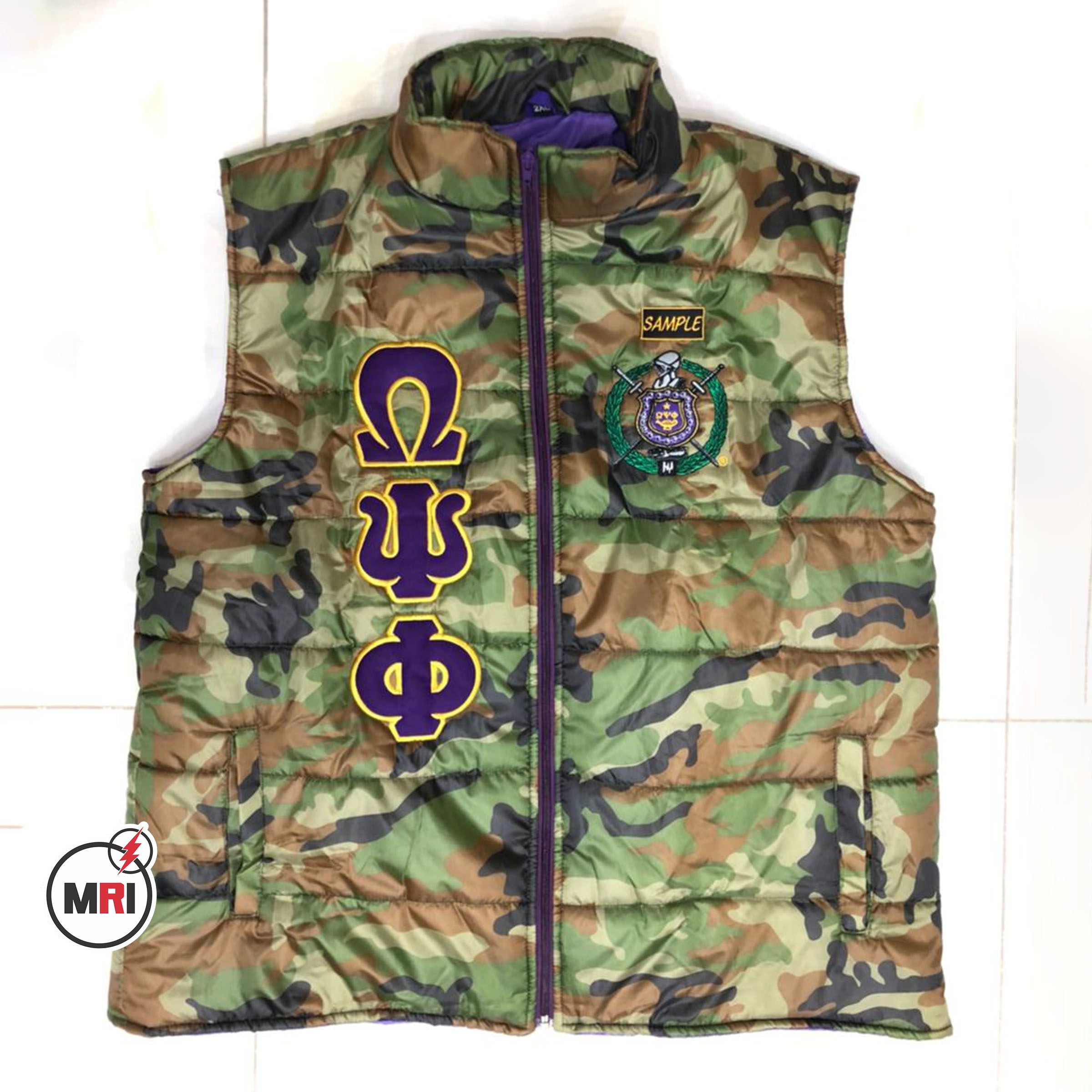 Omega Psi Phi Camo Vest