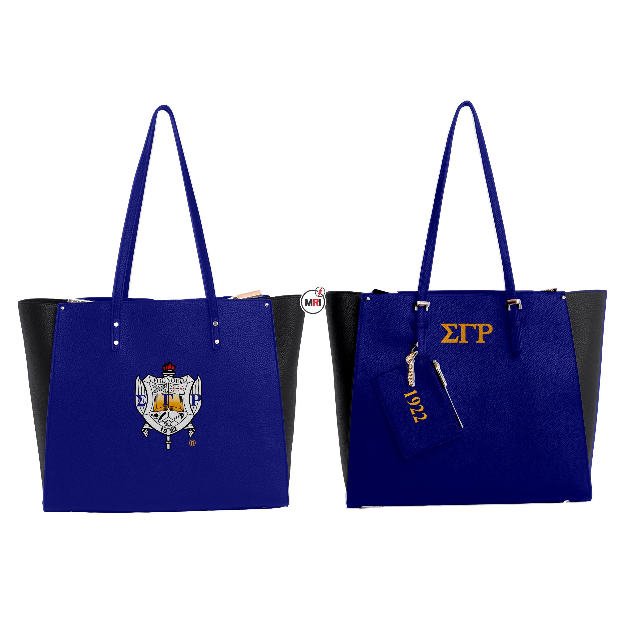 Sigma Gamma Rho Tote Bag with Hand Wristlet