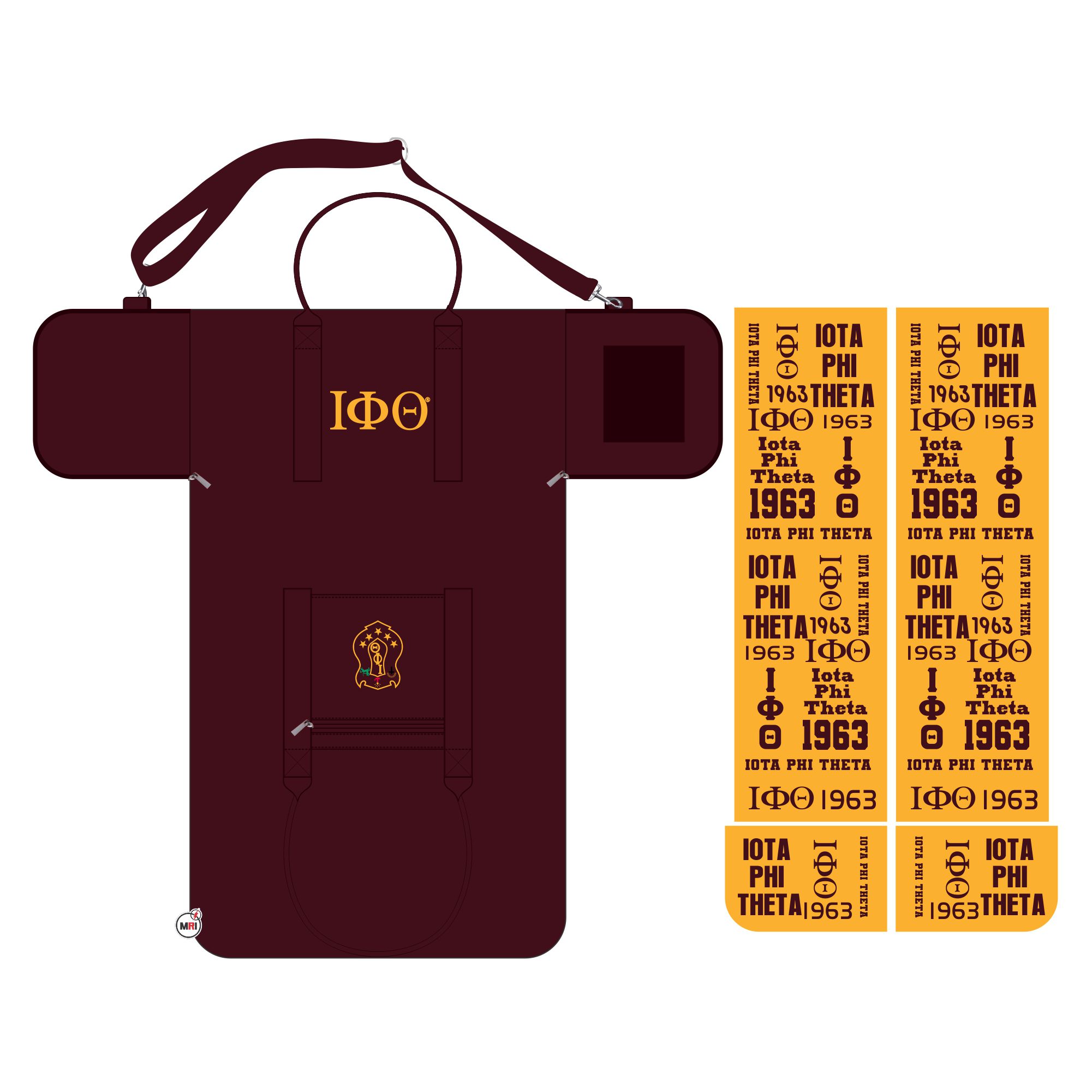 Iota Phi Theta Duffle Bag Convert Into Garment Bag