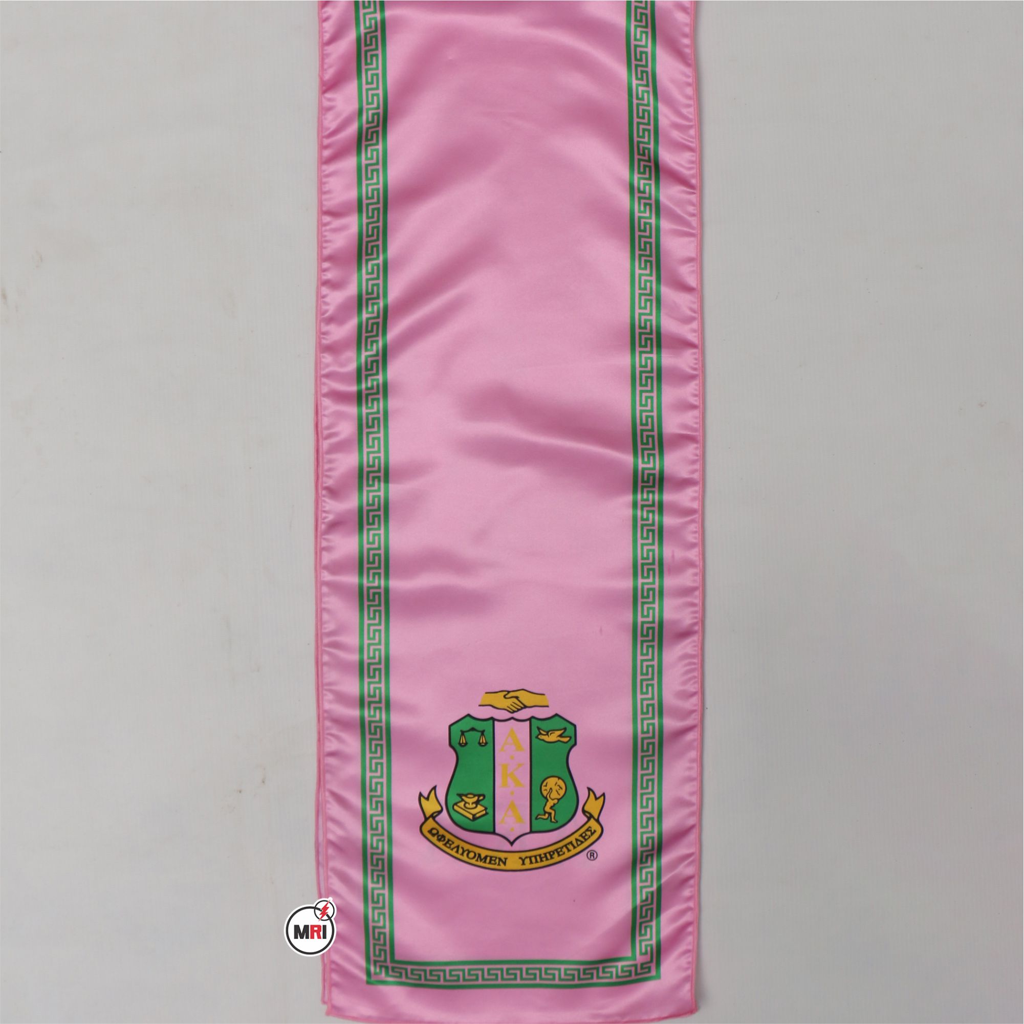 Alpha Kappa Alpha Sublimated Silk Scarf - Image 3