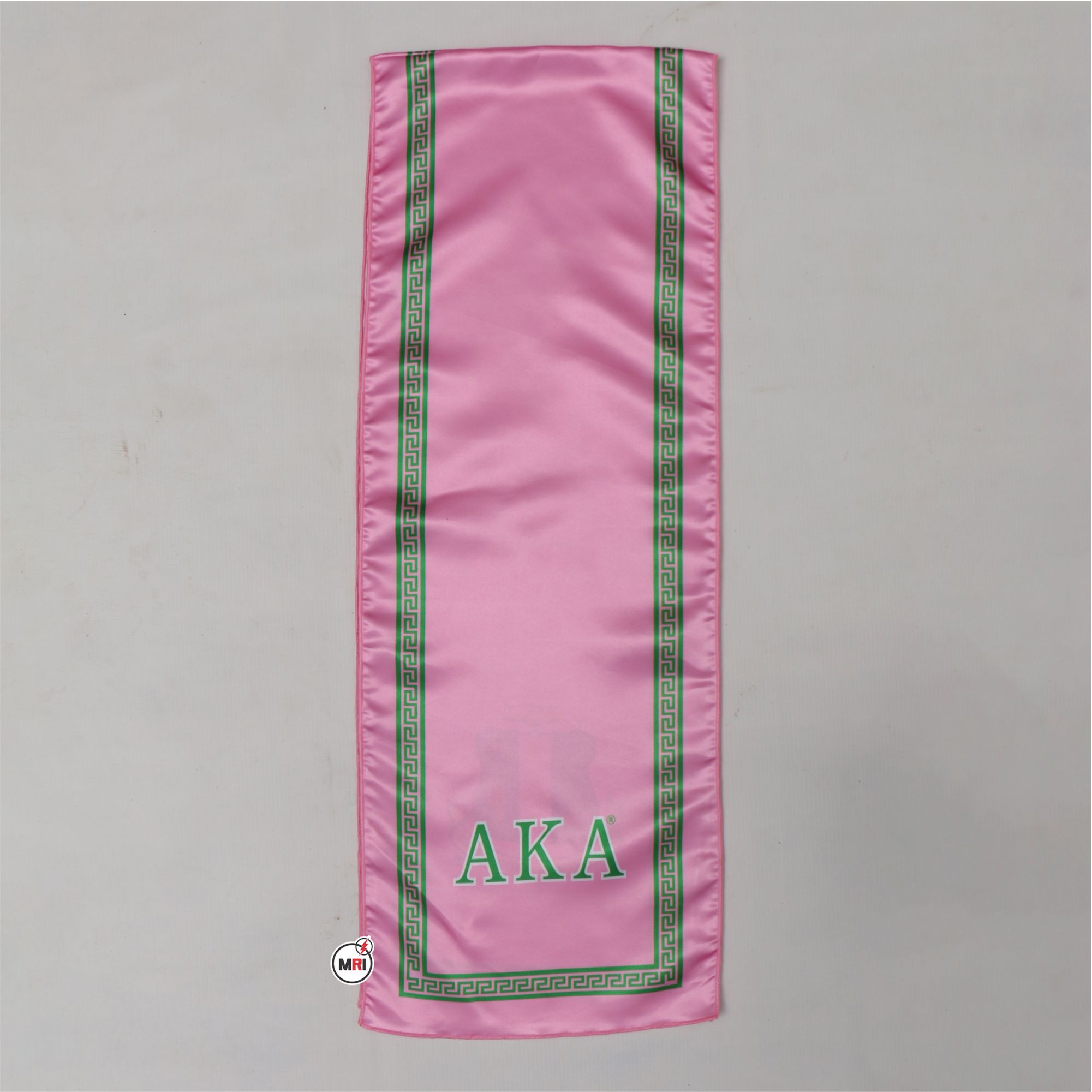 Alpha Kappa Alpha Sublimated Silk Scarf - Image 2