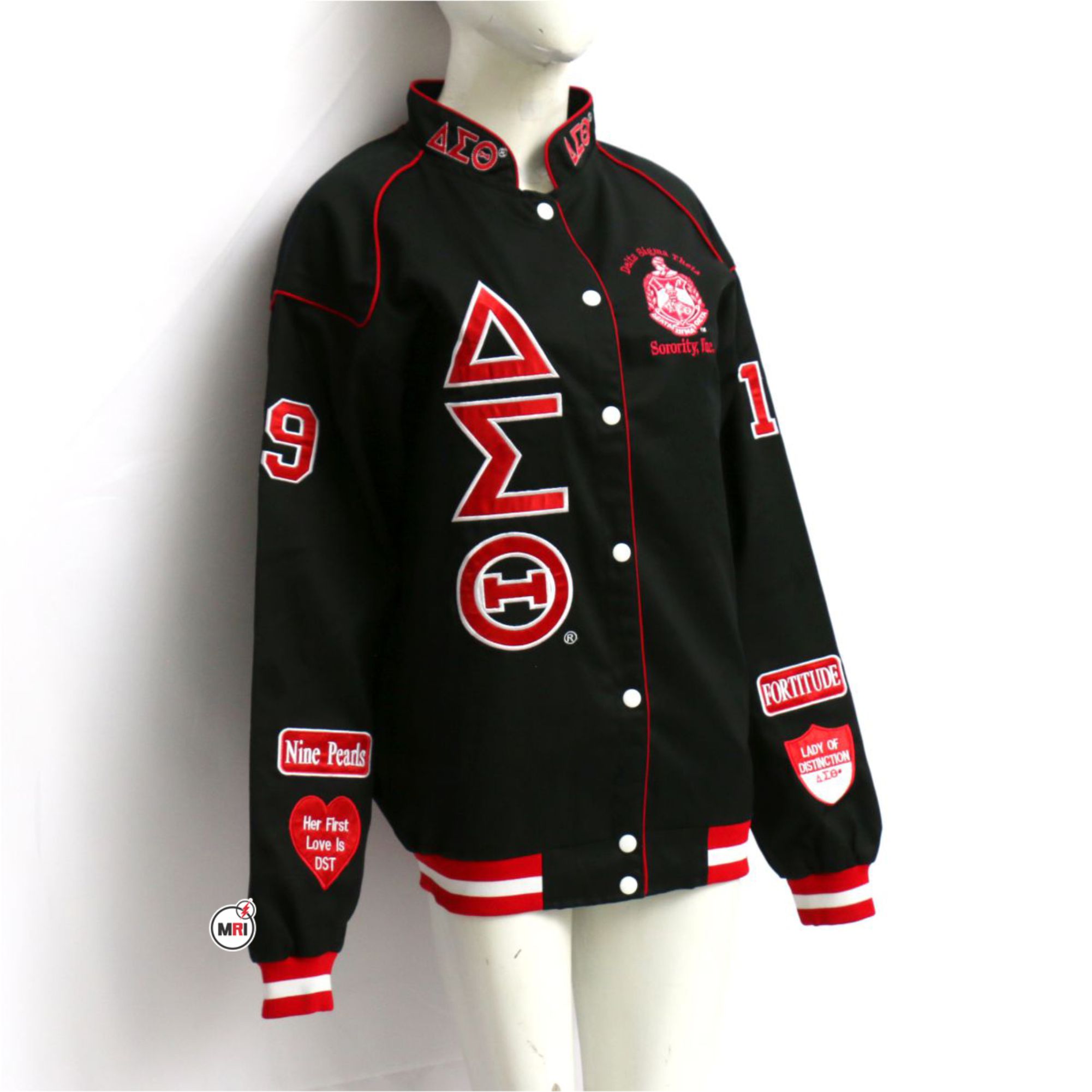 Delta Sigma Theta Racecar Jacket - Image 5