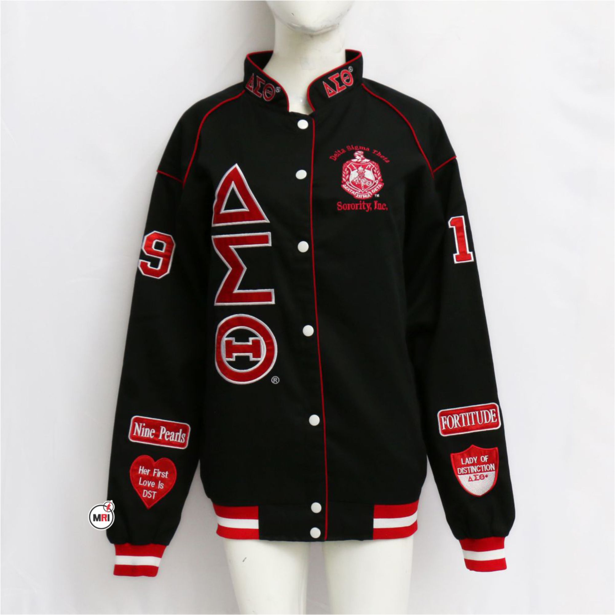 Delta Sigma Theta Racecar Jacket - Image 3