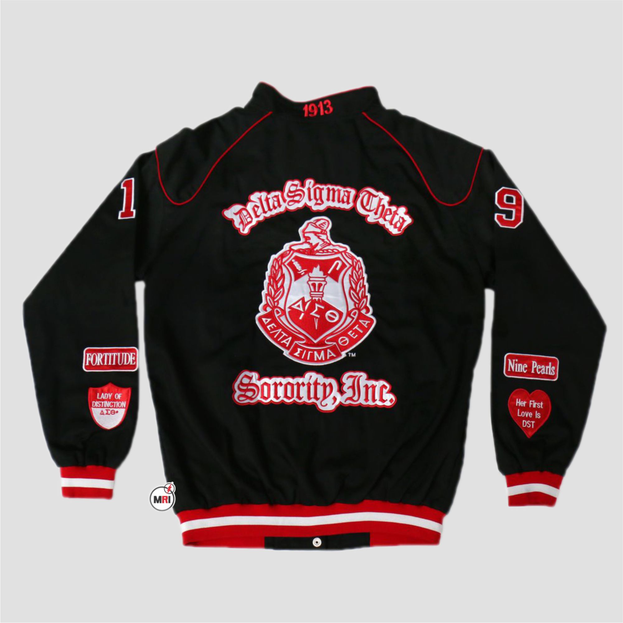 Delta Sigma Theta Racecar Jacket - Image 2
