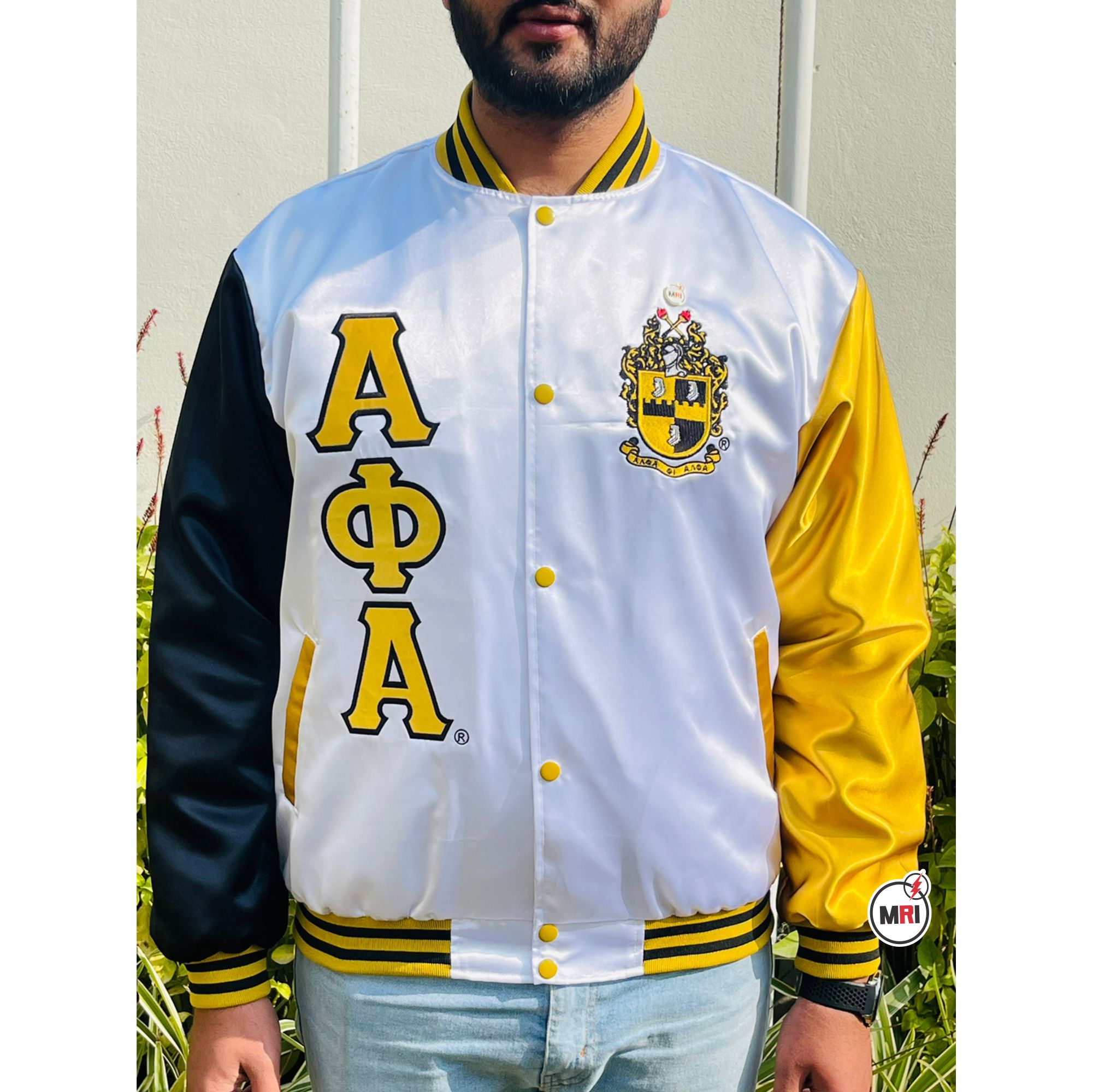 Alpha Phi Alpha Satin Jacket - Image 8