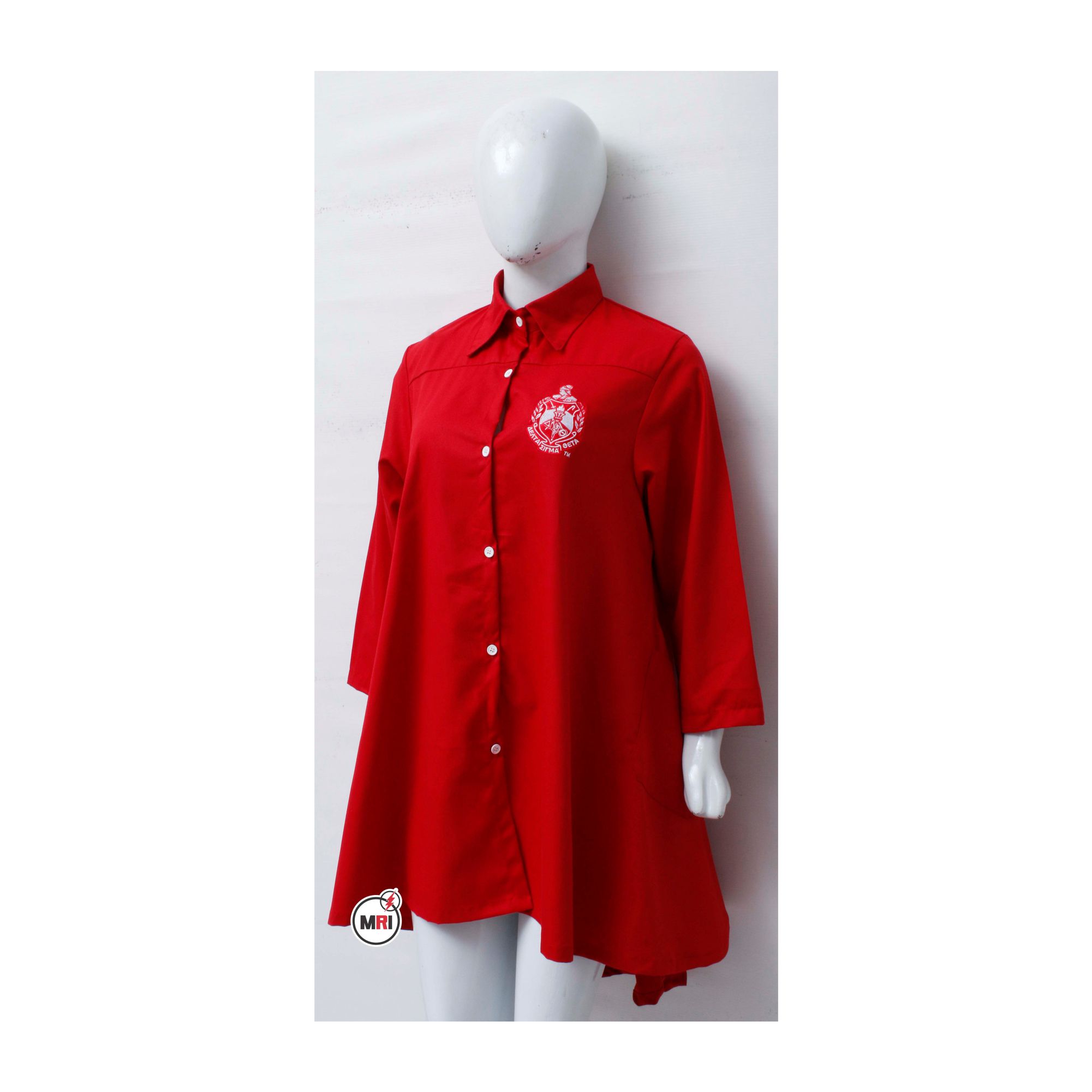 Delta Sigma Theta High Low Dress - Image 3