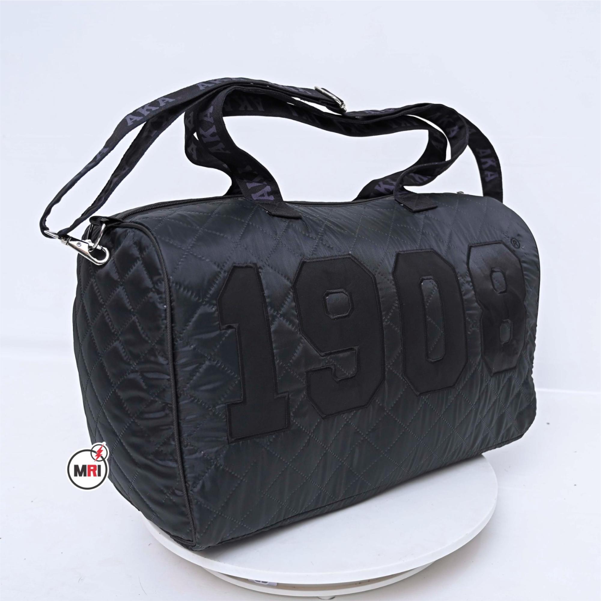 Alpha Kappa Alpha Quilted Duffle Bag - Image 3