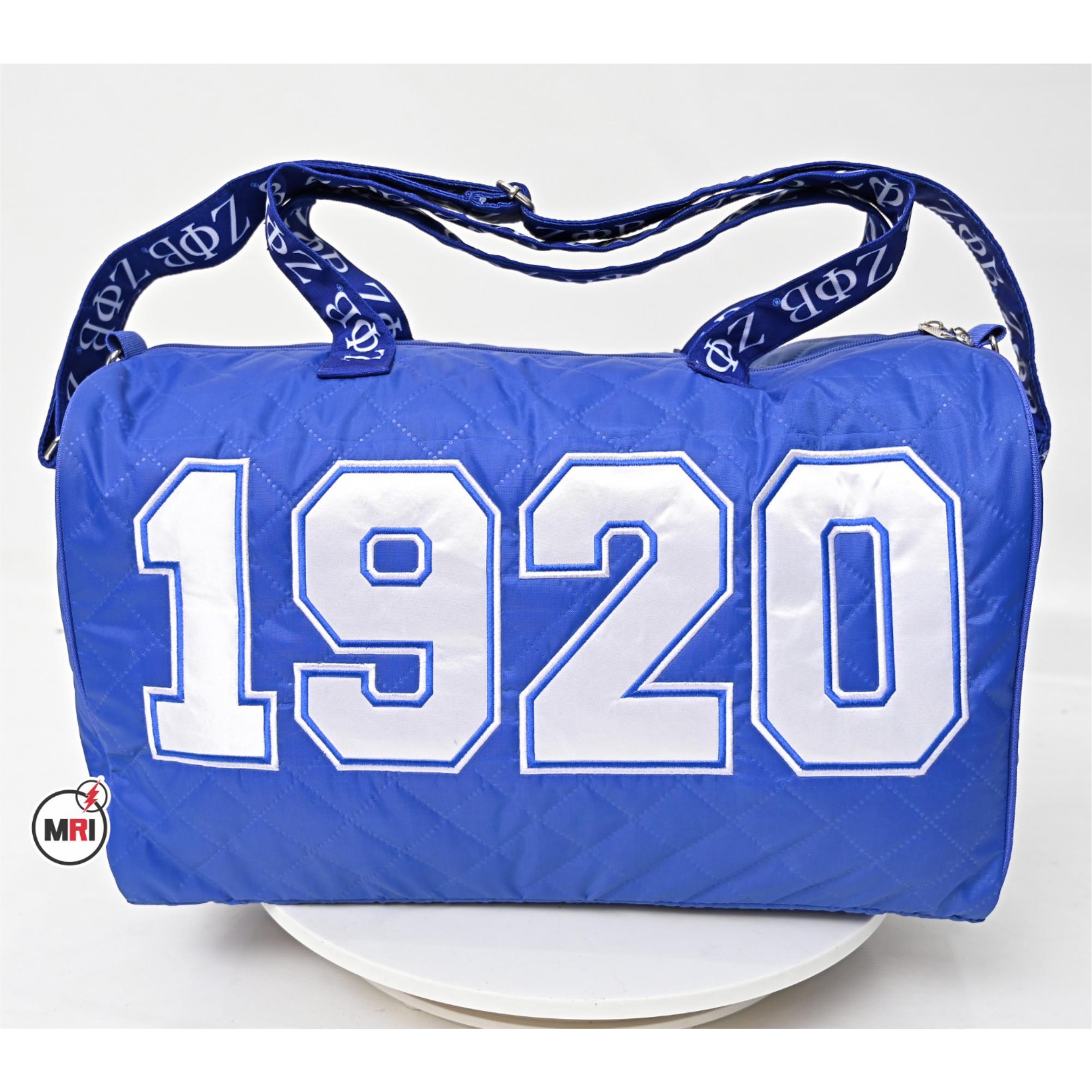 Zeta Phi Beta Quilted Duffle Bag - Image 3
